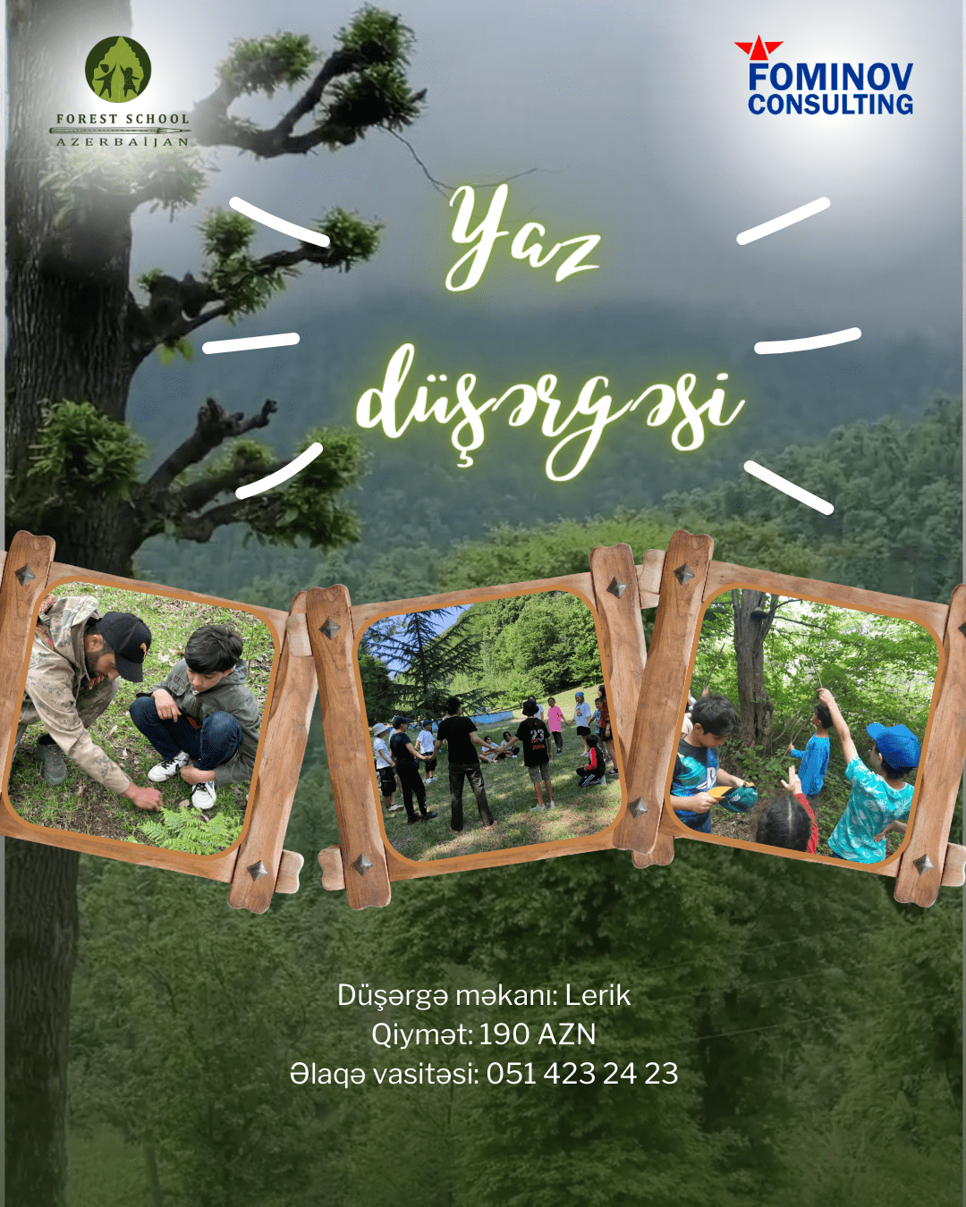 We have prepared Spring Camp for your children - Forest School Azerbaijan